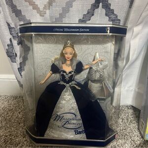 Barbie Millennium Princess Doll - Blue and Silver
